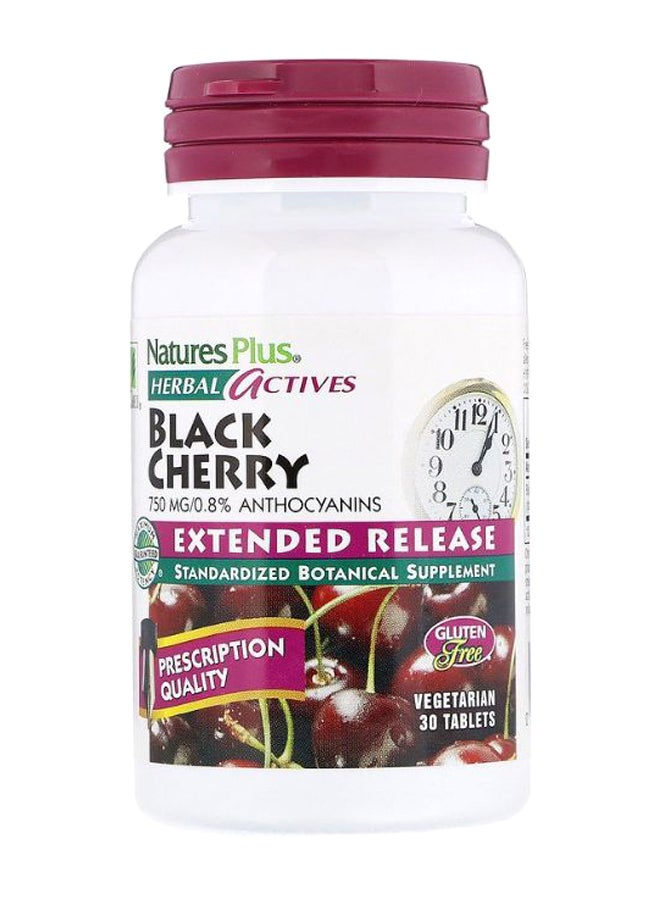 Natures Plus Black Cherry Extended Release - 30 Tablets - Image 1