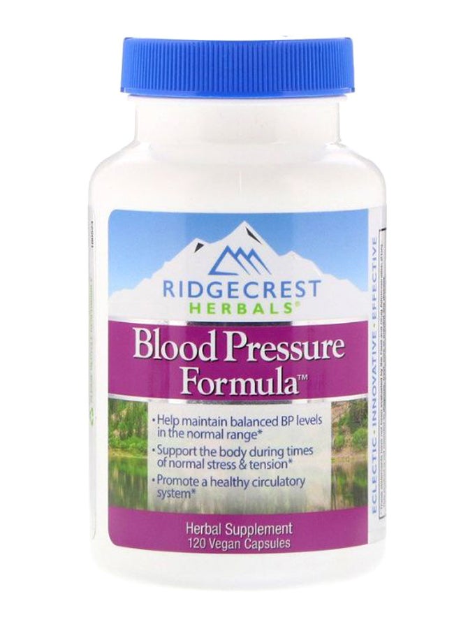 Ridgecrest Herbals - Blood Pressure Formula - 120 Vegan Capsules - Image 1