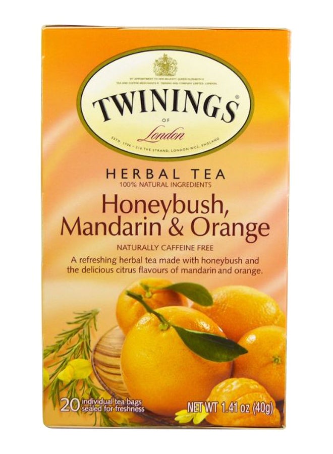 Twinings Honeybush Mandarin And Orange Herbal Tea - 20 Bags  - Image 1