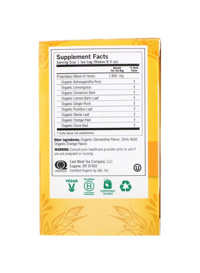 شاي يوغي شاي عشبي بالكلمنتين الحلو لتخفيف التوتر - Image 2