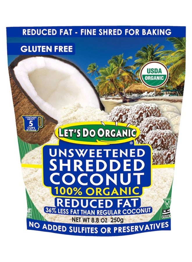 نظارات إدواردسون جوز هند عضوي مفتت غير مُحلى 250جرام - Image 1