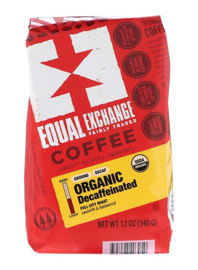 Equal Exchange Ground Organic Decaffeinated Full City Roast Coffee
