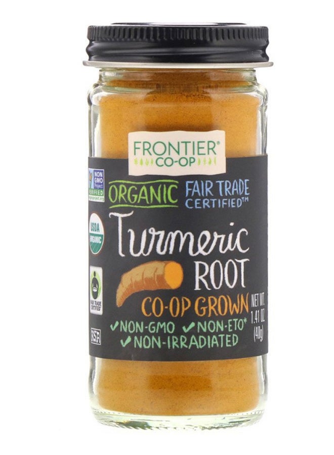 Frontier Natural Products Organic Turmeric Root 1.41ounce - Image 1
