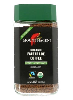 Mount Hagen Organic Fairtrade Decaffeinated Instant Coffee 100grams  - Image 1