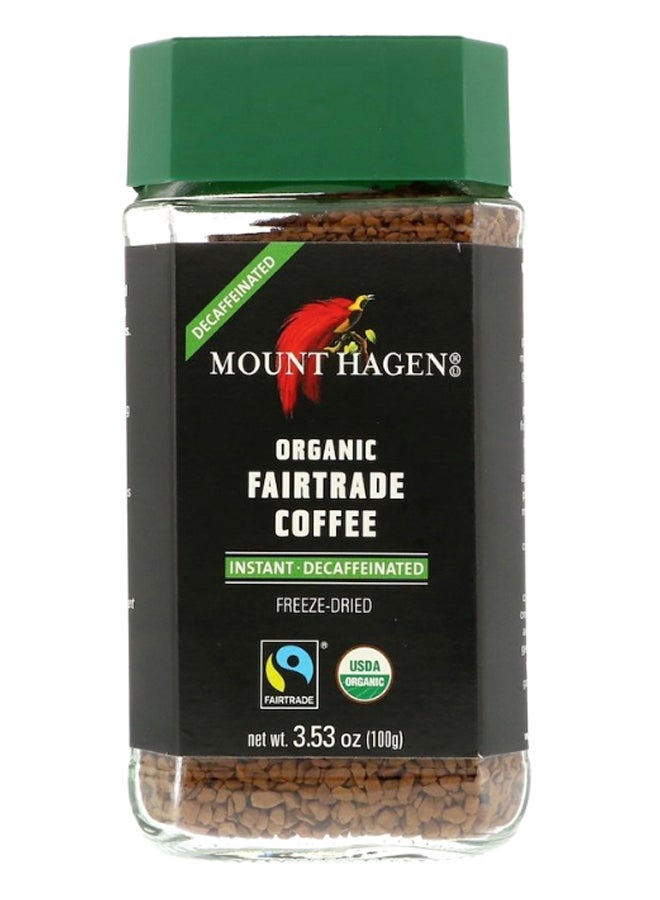 Mount Hagen - Organic Fairtrade Decaffeinated Instant Coffee 100grams - Image 1