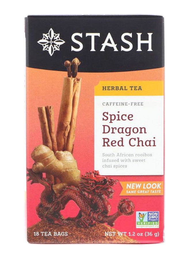 Stash Tea - Spice Dragon Red Chai Herbal Tea - Image 1