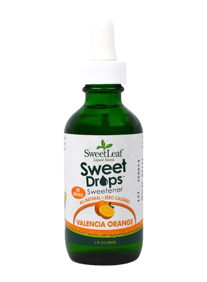 SweetLeaf Valencia Orange Sweet Drops Sweetener 60ml - Image 1