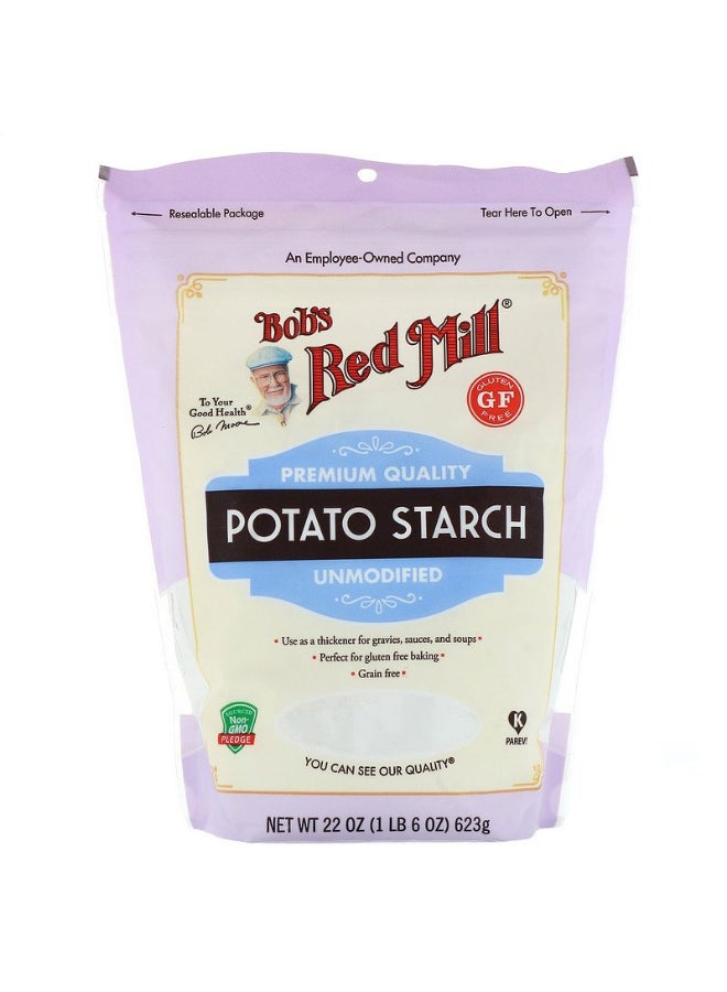 بوبز ريد ميل نشا البطاطس الخالي من الغلوتين غير المعدل، 22 أونصة - Image 1