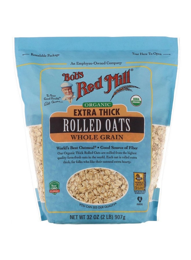 Bob's Red Mill Organic Extra Thick Rolled Whole Grain Oats - Image 1