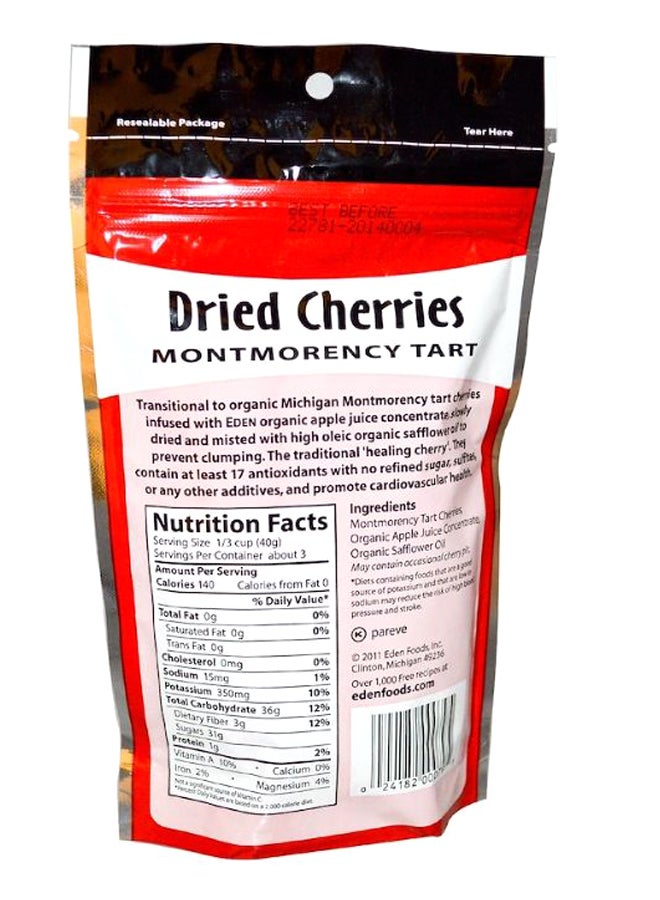 Eden Foods Selected Dried Cherries Montmorency Tart 113grams - Image 2