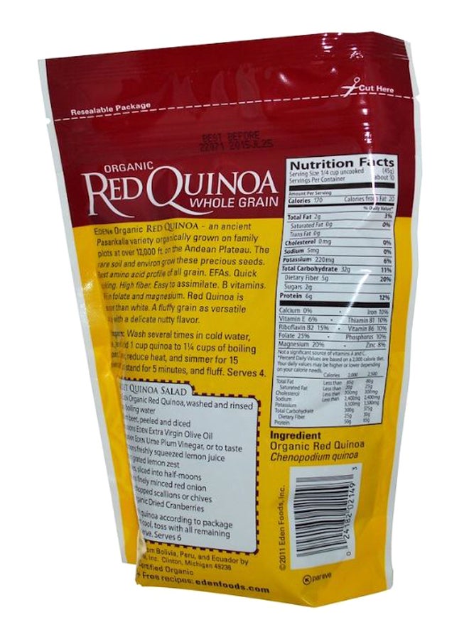 Eden Foods Red Quinoa Whole Grain 454grams - Image 2
