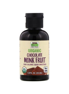 Now Foods Organic Chocolate Monk Fruit Liquid Sweetener 53ml  - Image 1