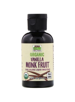Now Foods Organic Vanilla Monk Fruit Liquid Sweetener 53ml  - Image 1