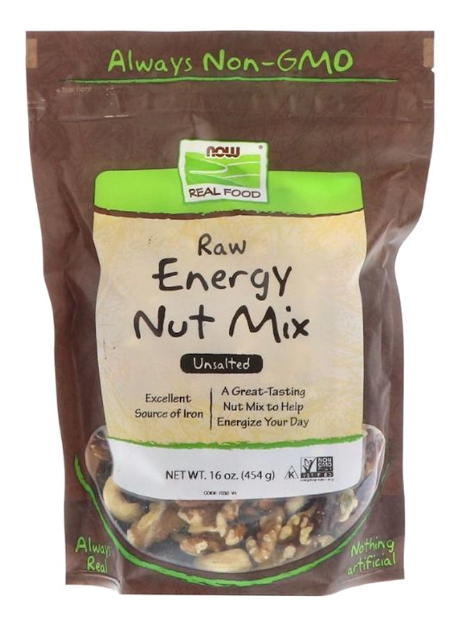 Now Foods Unsalted Raw Energy Nut Mix 454grams