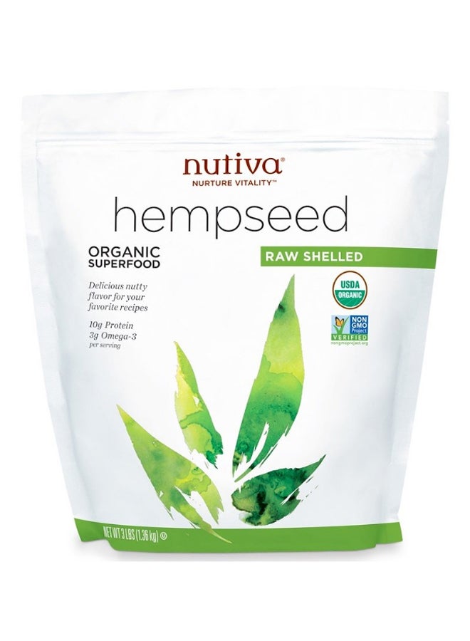 Organic Superfood Raw Shelled Hemp Seed 1.13kg