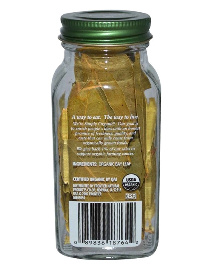 Simply Organic Whole Dry Bay Leaf 4grams - Image 2