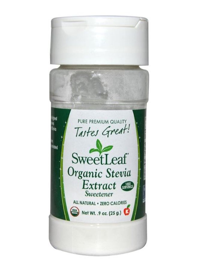 Wisdom natural - SweetLeaf Organic Stevia Extract Sweetener 25grams - Image 1