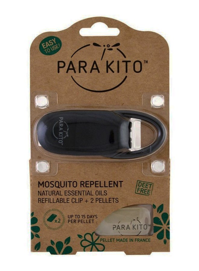 Para'Kito Mosquito Repellent Clip With Pellets Black - Image 2