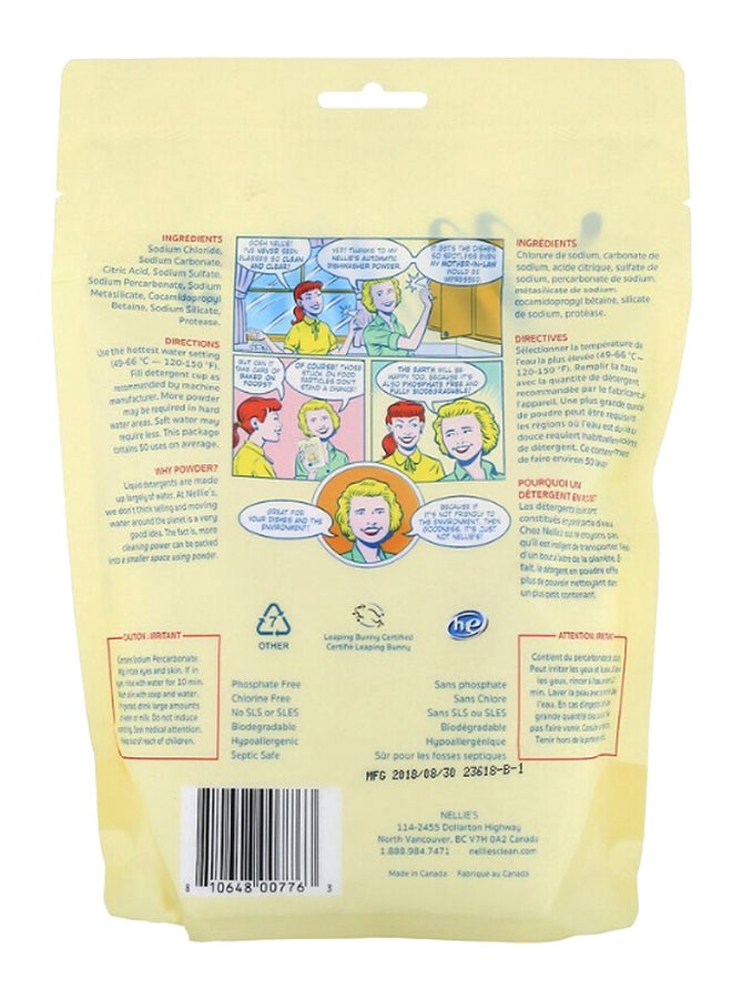 Nellie's Dishwasher Powder 726grams  - Image 2