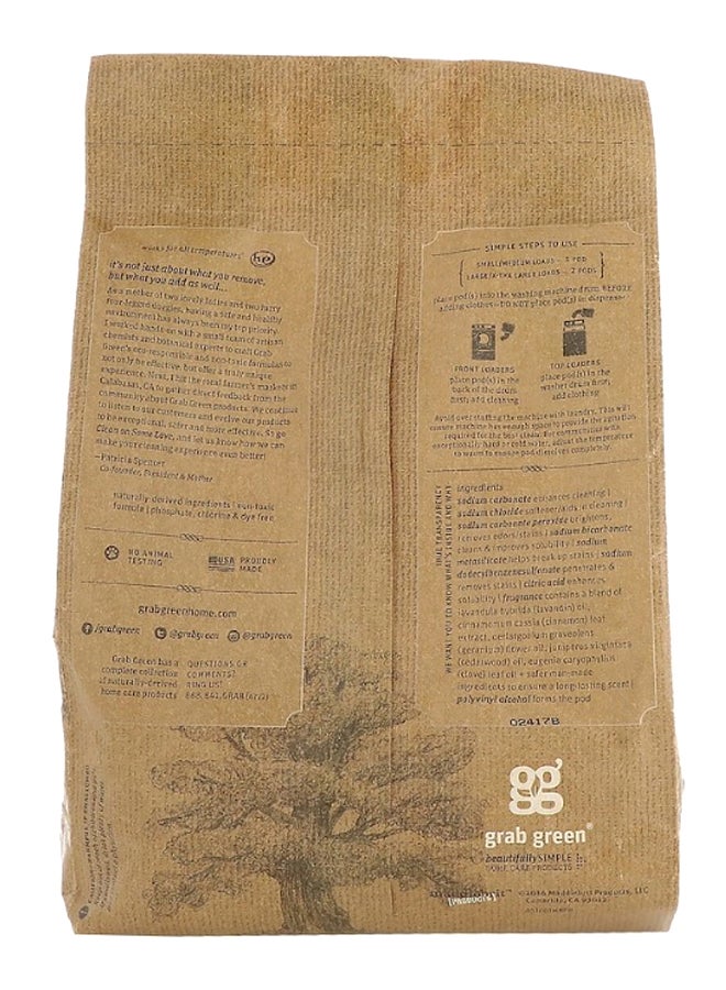 Grab Green Stoneworks Oak Tree Laundry Detergent Pod Brown/White/Black 750grams  - Image 2