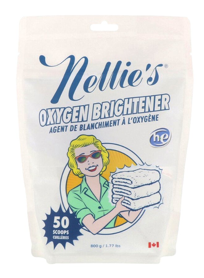 Nellie's Oxygen Brightener Detergent Powder 800grams 