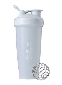 BlenderBottle Classic Loop Top Shaker Bottle White/Silver  - Image 1