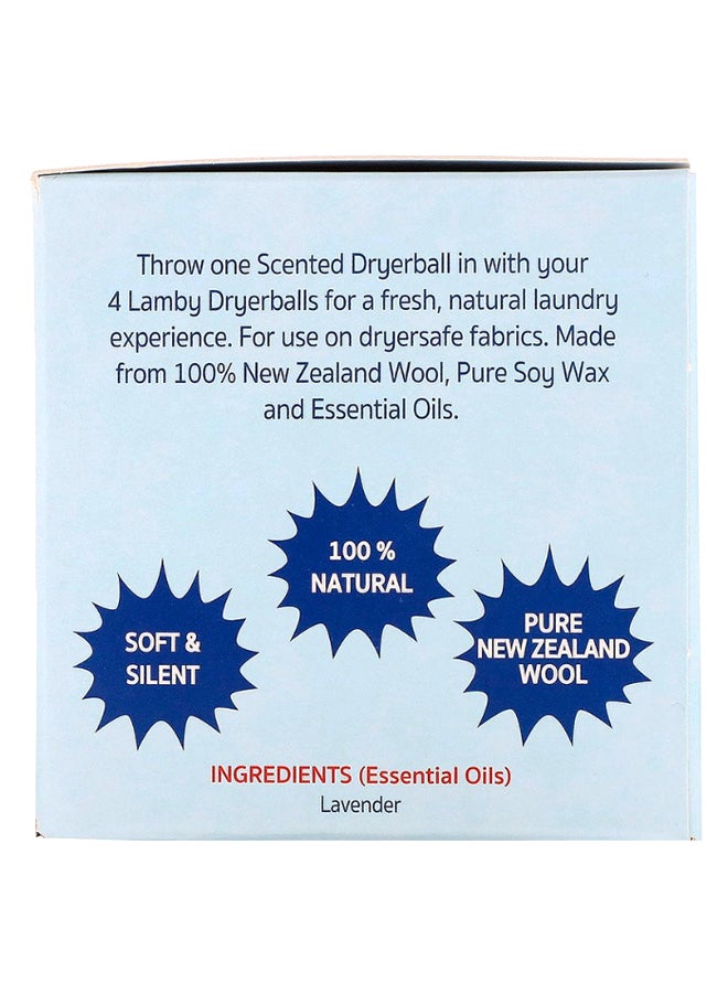 Nellie's - Lavender Scented Dishwasher Dryerball White/Blue - Image 1