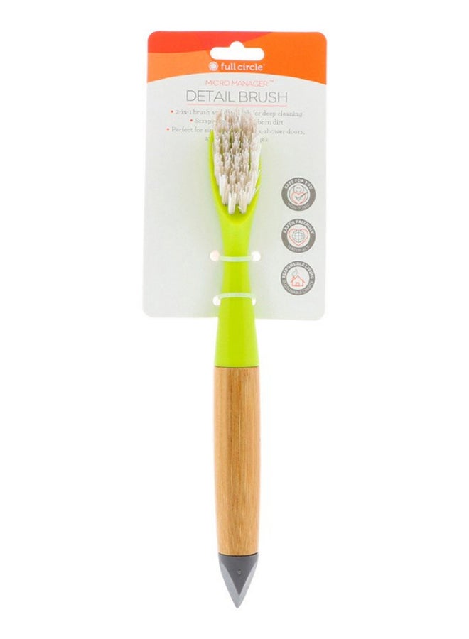 Full Circle Micro Manager Detail Brush Brown/Green/Black - Image 2