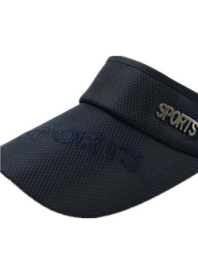 Sun Protection Sports Topless Cap Black - Image 2