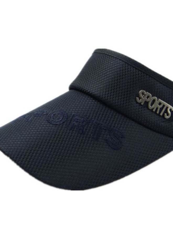 Sun Protection Sports Topless Cap Black - Image 2