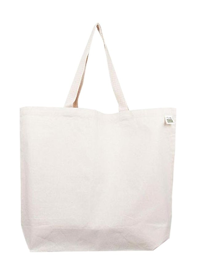 Ecobags Everyday Shopping Tote Bag Beige - Image 1