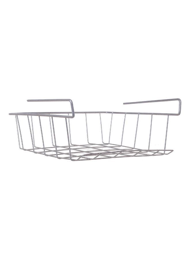 Multi-Purpose Under Shelf Rack Holder Silver 50cm