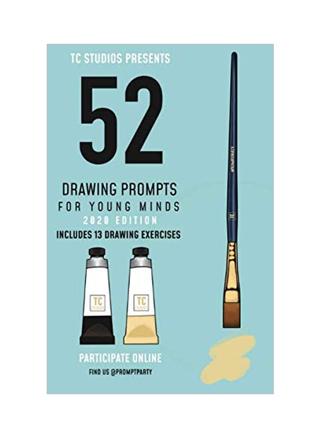 52 Drawing Prompts For Young Minds : 2020 Edition Includes 13 Drawing Exercise Paperback English by Jaz Johnson - 1 January 2020 