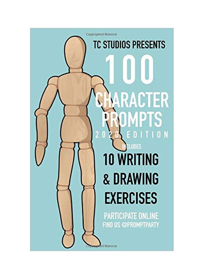 100 Character Prompts : 2020 Edition 10 Writing And Drawing Exercise paperback english - 1 January 2020 