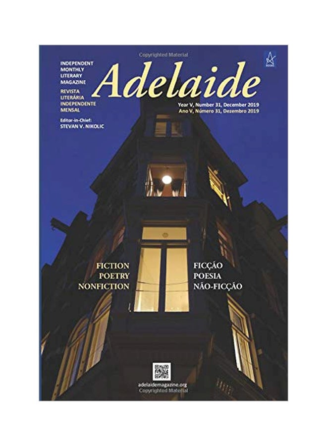 Adelaide: Independent Literary Magazine No. 31, December 2019 paperback english - 2 January 2020
