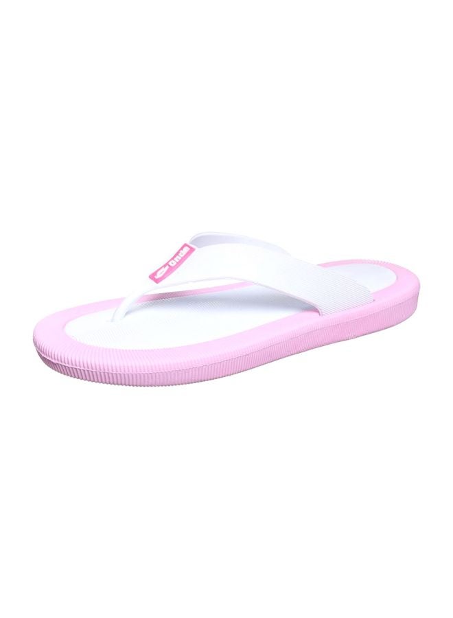 Onda - Casual Slip-on Flip Flops Pink/White - Image 1