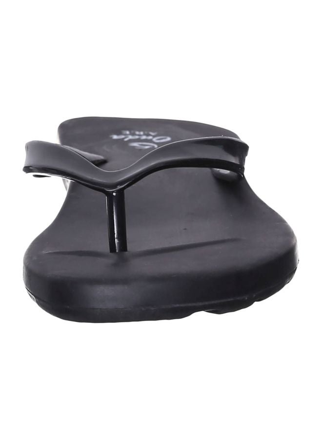 Onda Silvana Thin-Strap Slip On Flip Flops Black  - Image 4