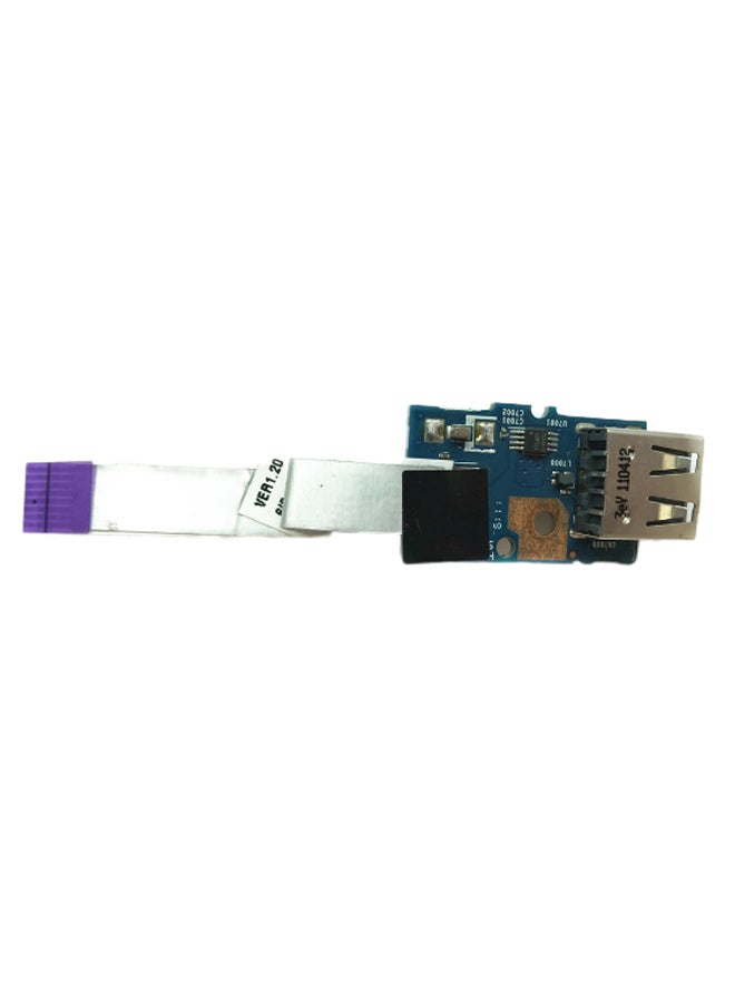 ماركة غير محددة لوحة USB بديلة للابتوب مع سلك FFC متعدد الألوان  - Image 2