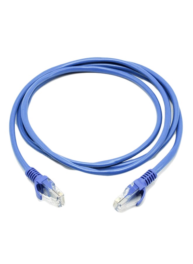 كابل مزامنة بيانات شبكة راسبيري Pi RJ45 أزرق/شفاف - Image 1