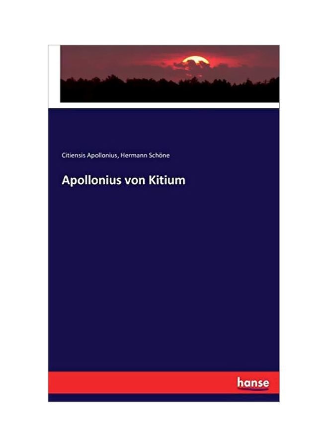 Apollonius Von Kitium paperback german - 19-Feb-20