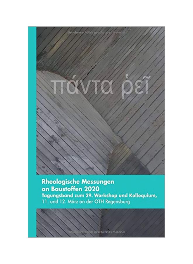 Rheologische Messungen An Baustoffen paperback german - 2 March 2020
