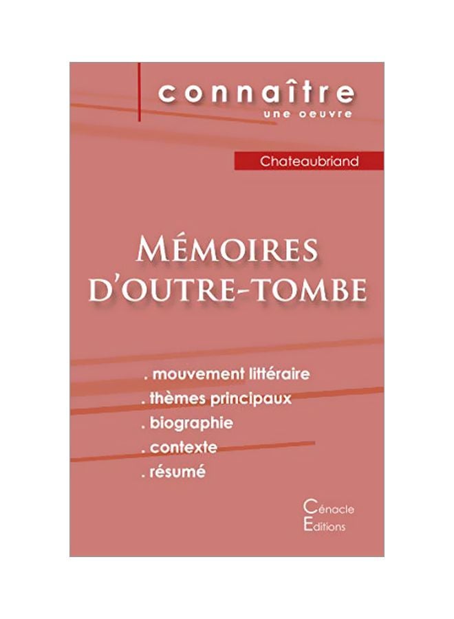 Memoires D'outre-Tombe Paperback French by Francois-Rene de Chateaubriand - 05 February 2020 