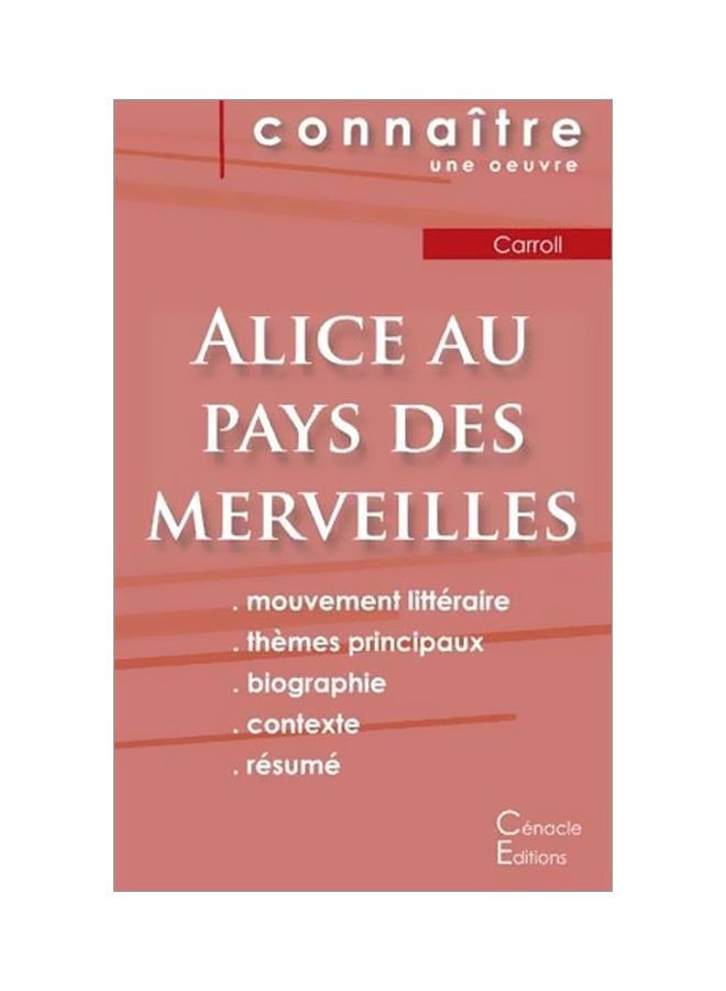 Alice Au Pays Des Merveilles paperback french - 05 February 2020 