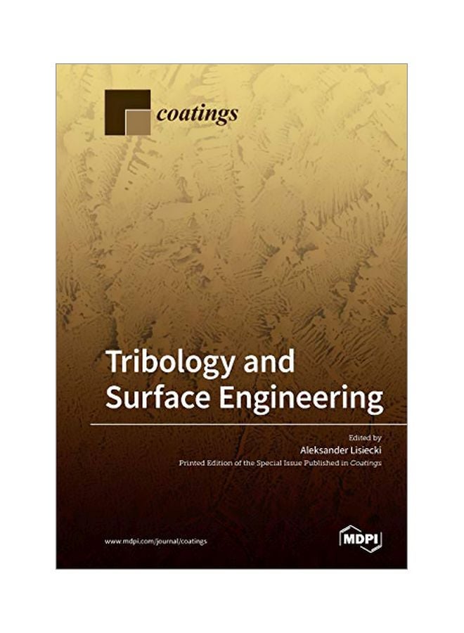 Tribology And Surface Engineering paperback english - 15 January 2020 