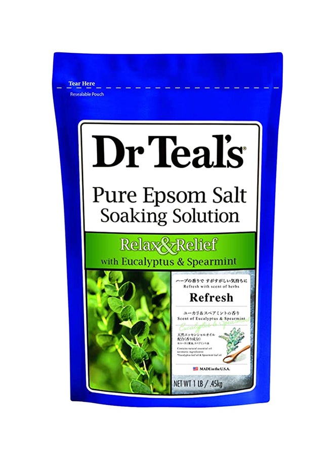 Dr Teal's Relax And Relief Pure Epsom Salt Soking Solution 450grams  - Image 1