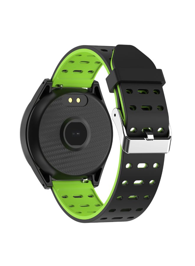P6 Intelligent Waterproof Smartwatch Black/Green - Image 3