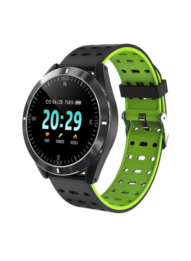 P6 Intelligent Waterproof Smartwatch Black/Green - Image 1