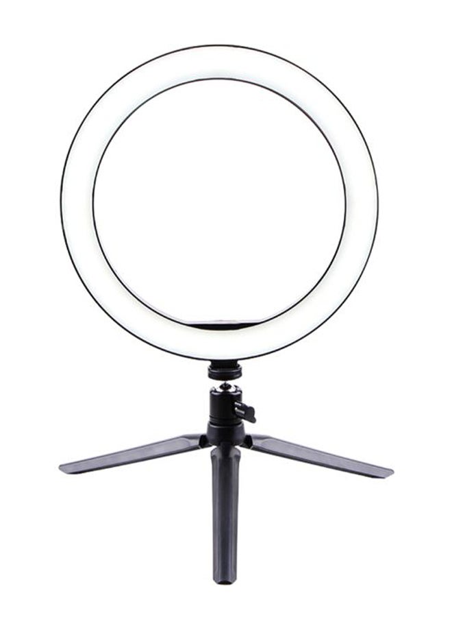 Photography LED Selfie Light With Table Tripod Black - Image 1