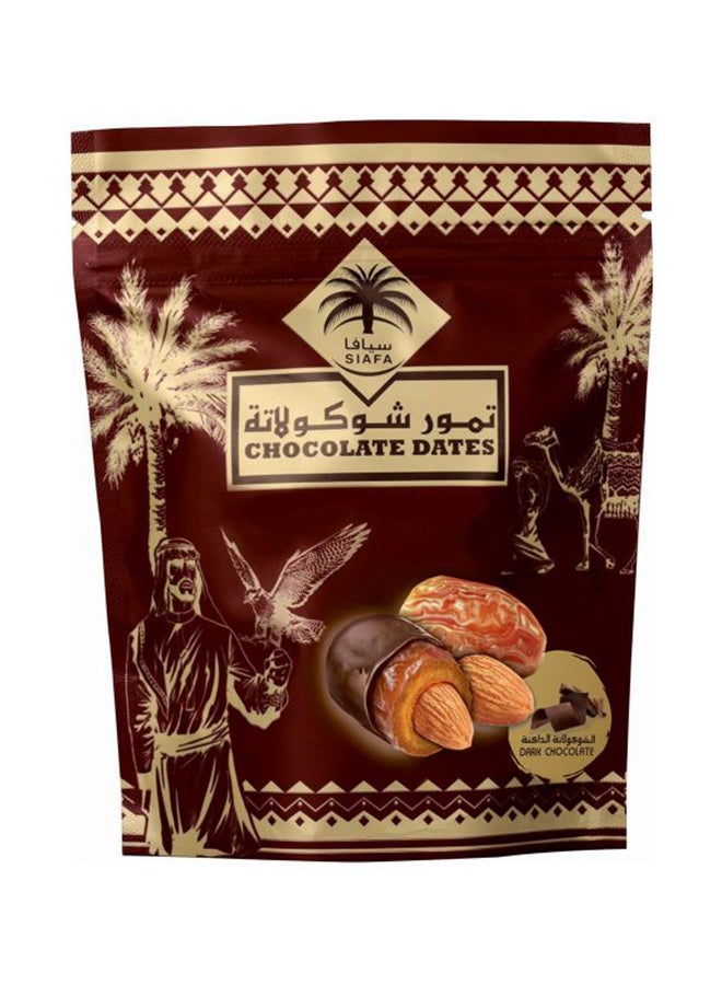 سيافا تمر مغطى بالشوكولاتة الداكتة 100جرام