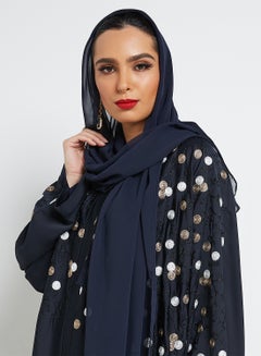 Embroidered Abaya Blue - v1587299712/N36360183V_4